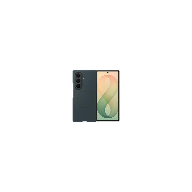 Samsung F976 Z Fold Ultra Silicone Magnet Case Green Shadow EF-EF976CG